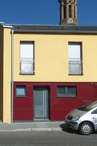 Projektbild Neubau eines Wohnhauses in Forst bei Bruchsal mit Link zur Projektseite, KfW-Effizienzhaus 70