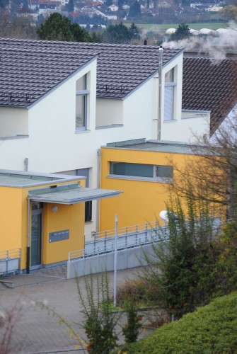 Projektbild Umbau eines Supermarkts zum Mehrfamilienhaus in Karlsruhe-Durlach mit Link zur Projektseite, KfW-Effizienzhaus 85