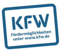 KfW-Förderbutton mit Link zur KfW-Homepage: Förderprogramme